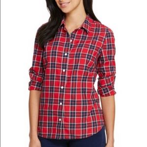 Vineyard Vines Party Plaid Flannel Button Down