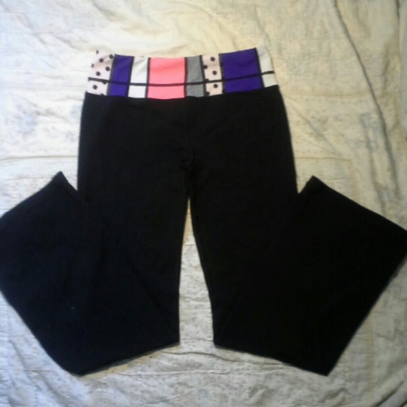 Lululemon reversible wide leg exercise pants