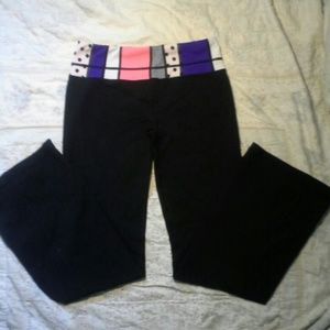 Lululemon reversible wide leg exercise pants