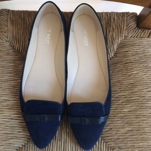 Navy blue NINE WEST SAXIPHONE FLATS