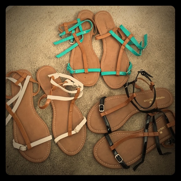 🍉(3) Pair Montego Bay Sandal Lot🍉