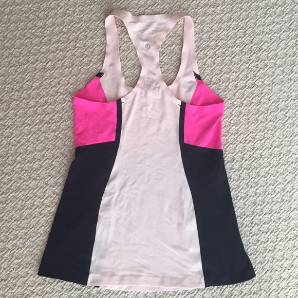 Lululemon pink and black top - Picture 2 of 3