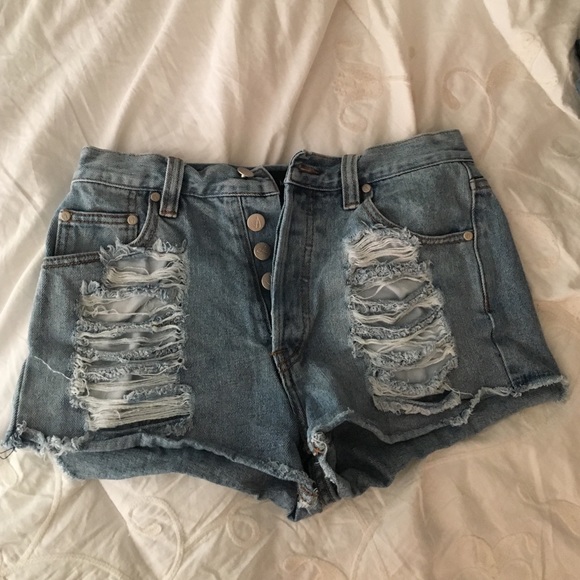 MINKPINK denim shorts