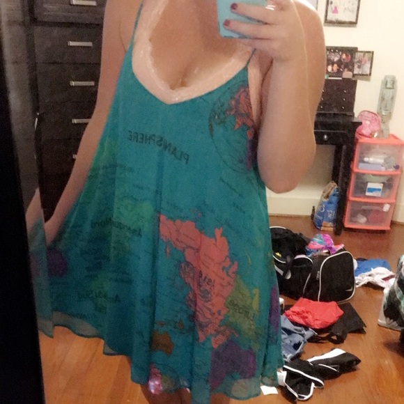 🌏🍍SMYM A whole Mu world circus mini dress🍍🌏 - Picture 3 of 4