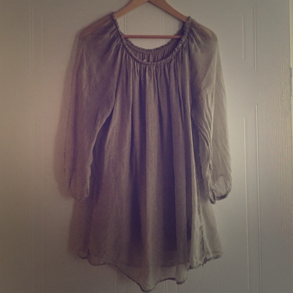 Off the shoulder Tunic