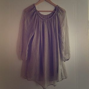 Off the shoulder Tunic