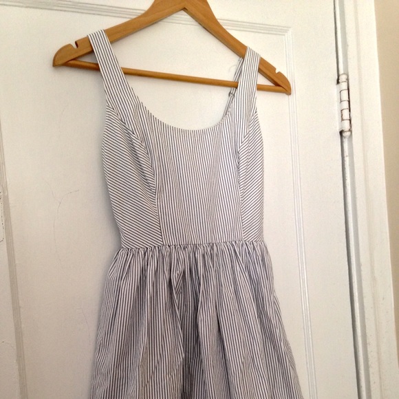 Gilly Hicks dress - pinstripes