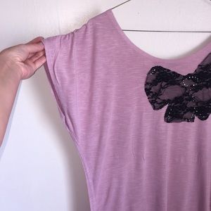 Lace Bow Top