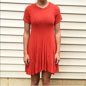 Basil Lola Orange Dress