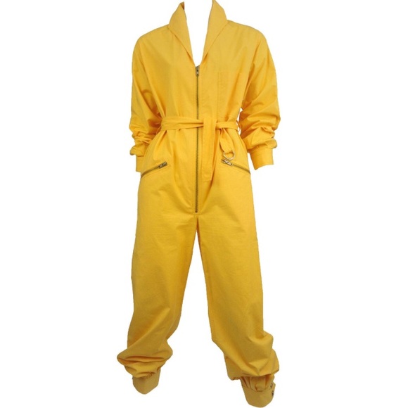 mustard utility jumpsuit