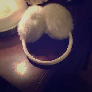 Earmuffs white fluffy