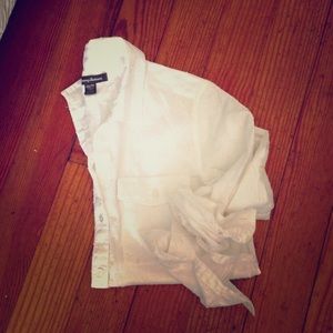 White button down