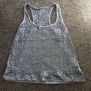 Lace tank top
