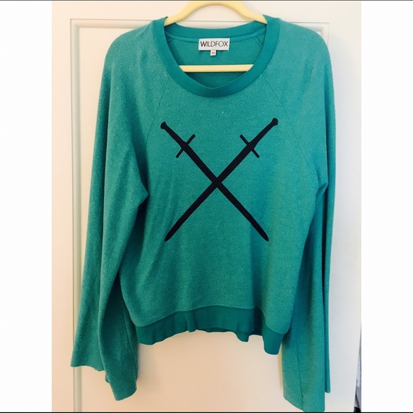 Wildfox swords starcrossed sweater