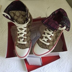 Coach hi-top sneakers