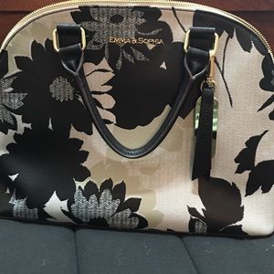 SALE! Print Dome Safianno Leather Satchel