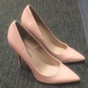 Madden Girl Pointy Heel Nude Pumps