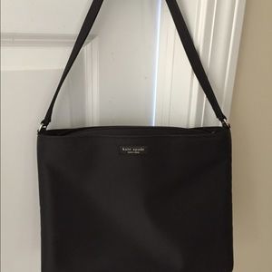 Kate Spade black nylon Sydney bag