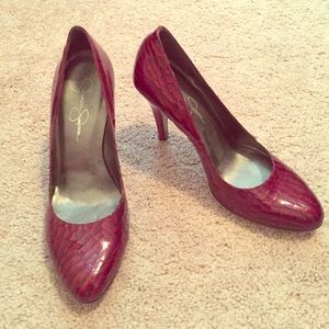 LAST CHANCE! Maroon and Black JS Heels