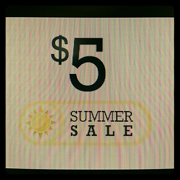 $5 Sale!
