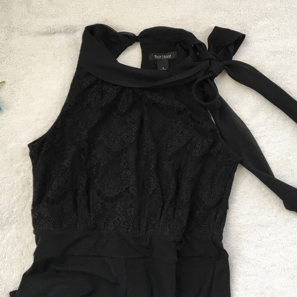 White House Black Market Pants - 💥FLASH SALE💥▪️Black lace top pant jumpsuit