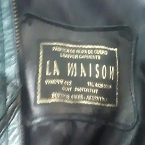 L A MAISON BUTTER SOFT LEATHER JACKET ARGENTINA 10 - Picture 4 of 4