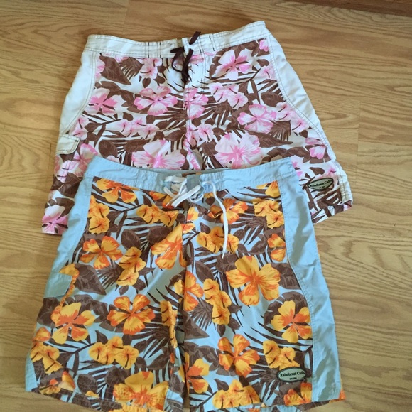 Surf shorts from Rainforest Cafe