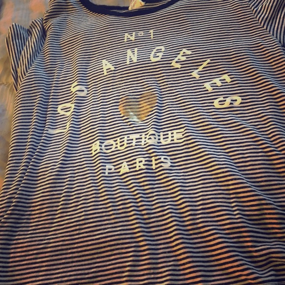 Los Angeles boutique Paris black and white stripe