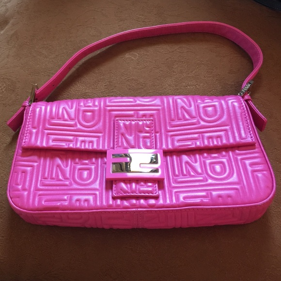 hot pink fendi bag