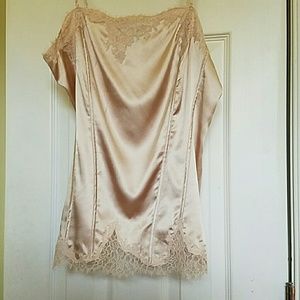 Silk and lace cami