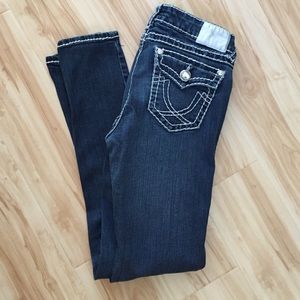 ❌SOLD❌ Dark Wash Skinny Jeans from LA IDOL