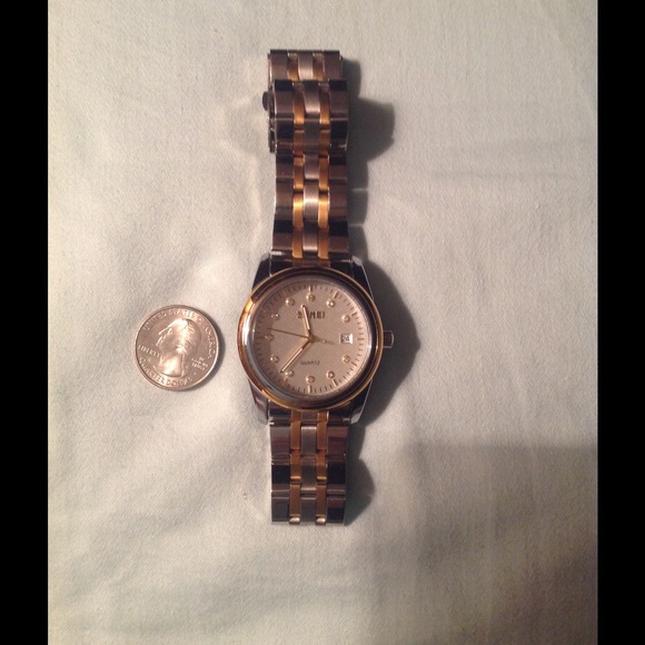 NWOT TWO TONE UNISEX WATCH - Picture 4 of 4
