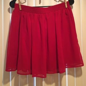 Adorable red skirt