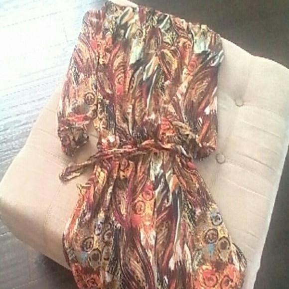 SPEECHLESS SHEER MULTICOLOR TULLE 3/4 SLEEVES M - Picture 4 of 4