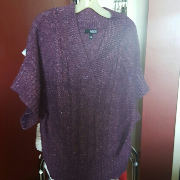 Eggplant w/speckled colors Sweaters - Picture 1 of 2
