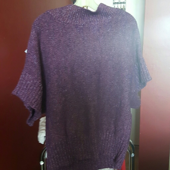 Eggplant w/speckled colors Sweaters - Picture 2 of 2