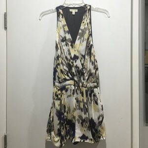 Silence + Noise Patterned Romper w Mesh Back *NWOT