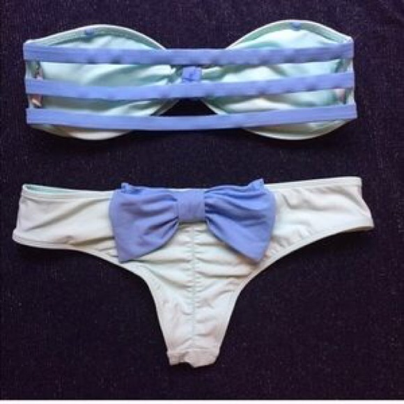 Strappy Bandeau Bikini Top