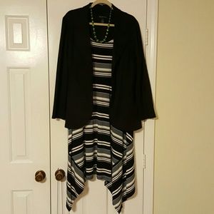 Fun striped dress - never worn