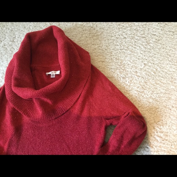 Sparkly cowl neck sweater. - Picture 2 of 4