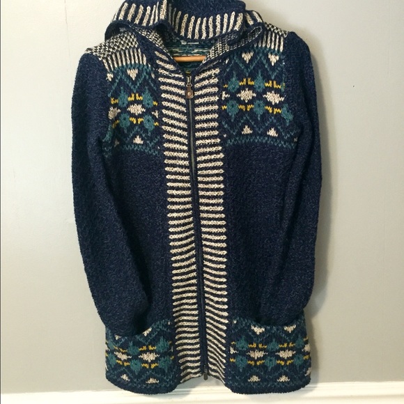 Wool zip up hoodie