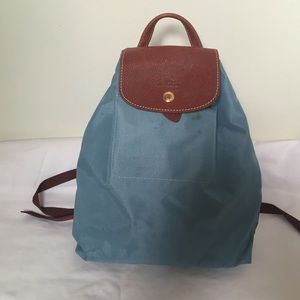 Blue Longchamp backpack XS