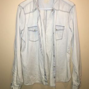Zara Denim Jacket Light Wash (L)