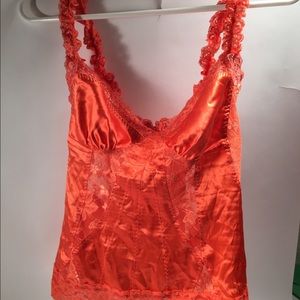 Coral Lingerie Style Tank