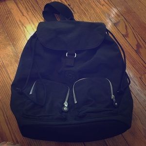 Kipling canvas backpack.