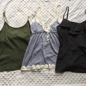 Three medium tank top bundle