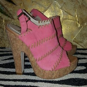 Jerome C. Rousseau Niro suede heel sandals