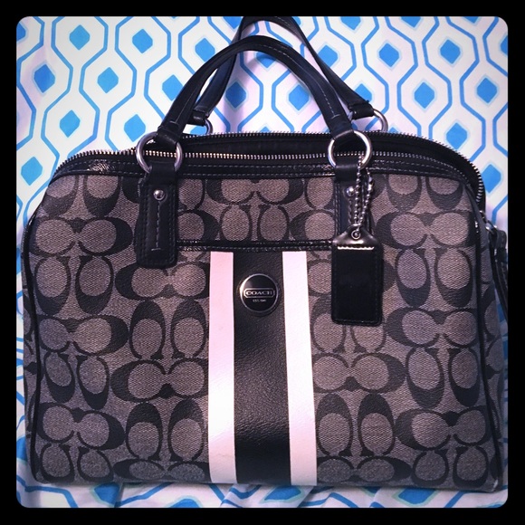 Black Coach Signature Bag