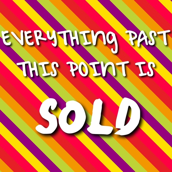 Everything past this point in my closet is sold!