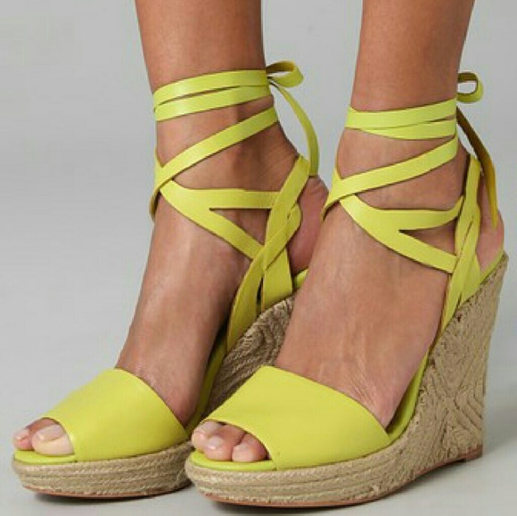Diane von Furstenberg Pandora wedge espadrilles